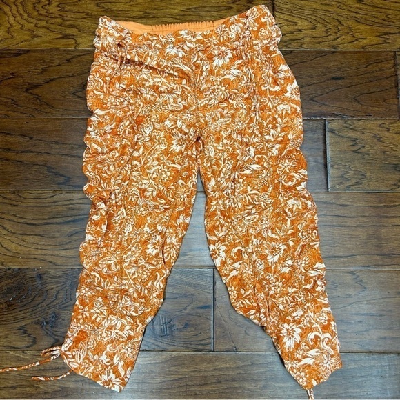 Free people linen Dusk 'Til Dawn Parachute Pants - Picture 2 of 6